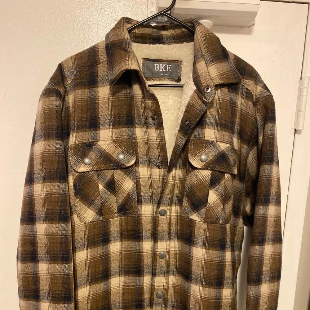 bke fleece lined flannel